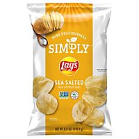 Lays Potato Chips Simply Thick Cut Sea Salted - 8.5 Oz - Image 2