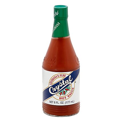 Crystal Hot Sauce Bottle - 6 Fl. Oz. - Image 1