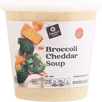 Signature Cafe Broccoli & Cheddar Soup - 24 oz. - Image 2