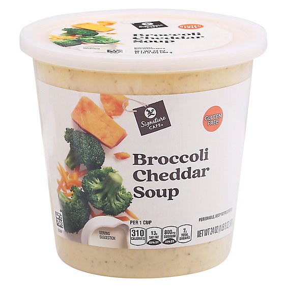 Signature Cafe Broccoli & Cheddar Soup - 24 oz.