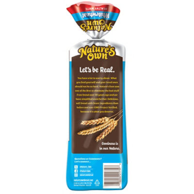 Natures Own Whitewheat Round Top Bread - 20 Oz - Image 7
