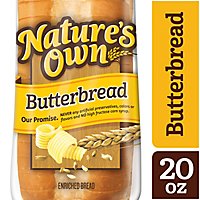 Natures Own Butterbread Sliced White Bread - 20 Oz - Image 2