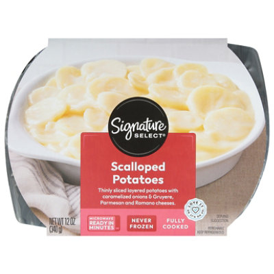 Signature Select Scalloped Potatoes Side Dish - 12 Oz