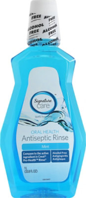 Signature Select/Care Antiseptic Rinse Oral Health Mint - 33.8 Fl. Oz. - Image 2