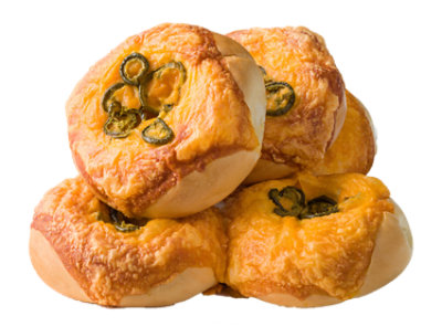 Bakery Cheese Jalapeno Bagels 5 Count - Each - Image 1