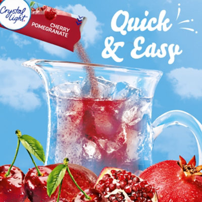 Crystal Light Cherry Pomegranate Naturally Flavored Powdered Drink Mix Pitcher Packets - 5 Count - Image 2