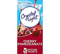 Crystal Light Cherry Pomegranate Naturally Flavored Powdered Drink Mix Pitcher Packets - 5 Count