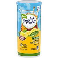 Crystal Light Decaf Lemon Iced Tea Naturally Flavored Powdered Drink Mix Pitcher Packet - 6 Count - Image 5