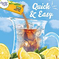 Crystal Light Decaf Lemon Iced Tea Naturally Flavored Powdered Drink Mix Pitcher Packet - 6 Count - Image 3
