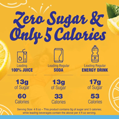 Crystal Light Decaf Lemon Iced Tea Naturally Flavored Powdered Drink Mix - 6 Count - Image 3