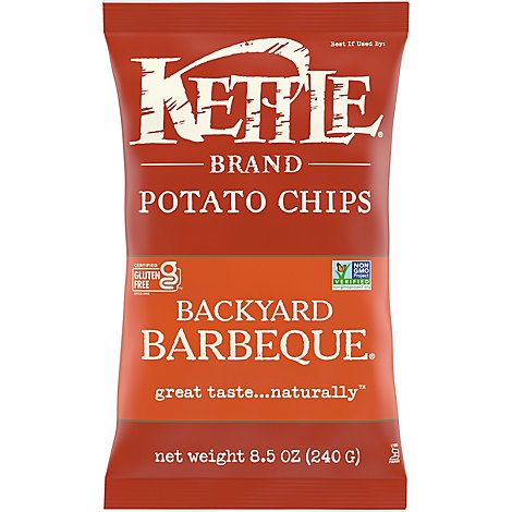 Kettle Potato Chips Backyard Barbeque Sharing Size - 8.5 Oz