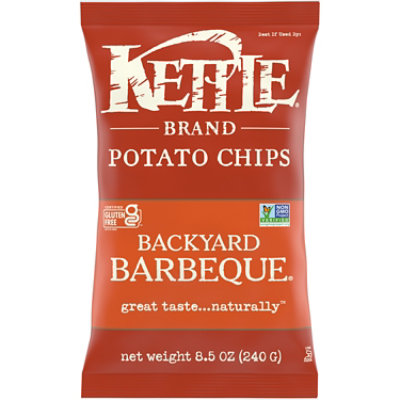 Kettle Potato Chips Backyard Barbeque Sharing Size - 8.5 Oz