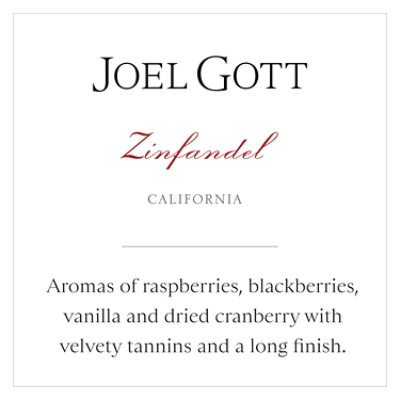 Joel Gott Zinfandel Red Wine 14.4% ABV Bottle - 750 Ml - Image 2