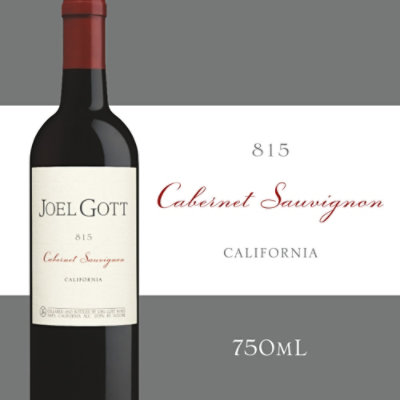 Joel Gott 815 Cabernet Sauvignon Red Wine 13.9% ABV Bottle - 750 Ml - Image 1