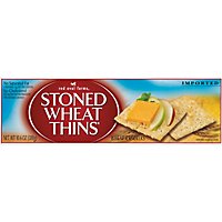 Red Oval Farms Stoned Wheat Thins Crackers Wheat - 10.6 Oz - Image 2