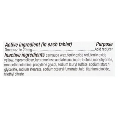 Signature Select/Care Omeprazole Acid Reducer Delayed Release 20mg Tablet - 14 Count - Image 3