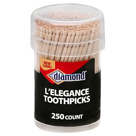 Diamond Toothpicks L Elegance Cup - 250 Count