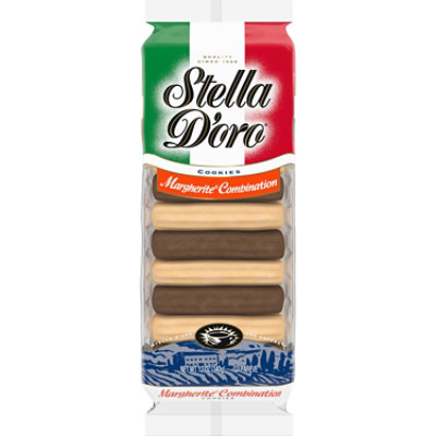 Stella D'oro Chocolate & Vanilla Flavored Margherite Combination Cookies - 12 Oz - Image 1