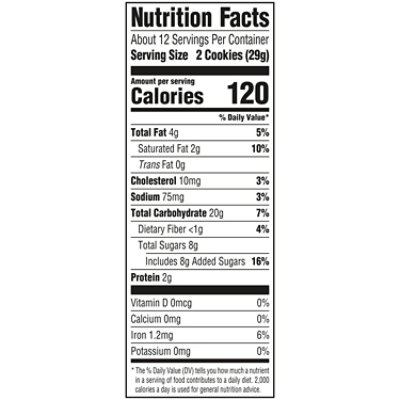 Stella D'oro Chocolate & Vanilla Flavored Margherite Combination Cookies - 12 Oz - Image 2