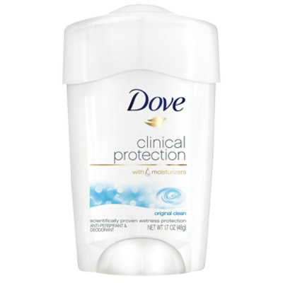 Dove Clinical Protection Original Clean Antiperspirant Deodorant - 1.7 Oz - Image 1