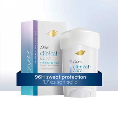 Dove Clinical Protection Original Clean Antiperspirant Deodorant - 1.7 Oz - Image 4