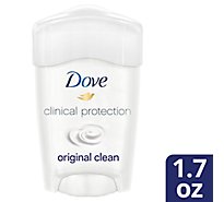 Dove Clinical Protection Original Clean Antiperspirant Deodorant - 1.7 Oz