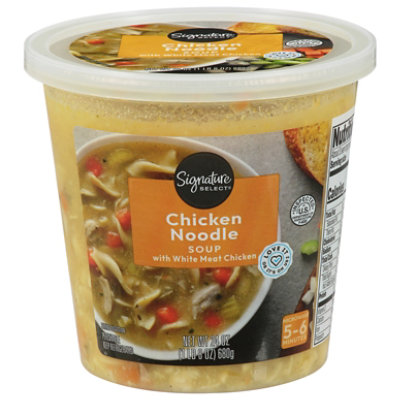 Signature SELECT Chicken Noodle Soup With White Meat - 24 Oz