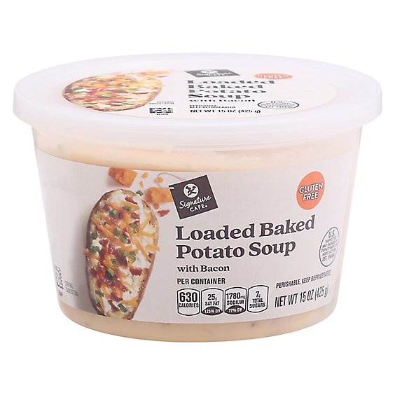 Signature Cafe Loaded Baked Potato Soup with Bacon - 15 Oz.