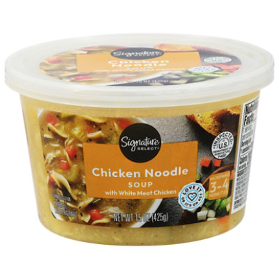 Signature Select Chicken Noodle Soup With White Meat - 15 Oz - Image 1