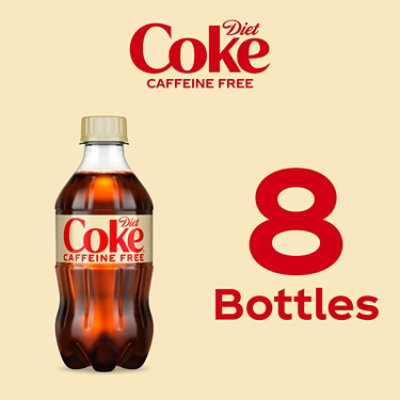 Diet Coke Soda Pop Cola Caffeine Free 8 Count - 12 Fl. Oz. - Image 5