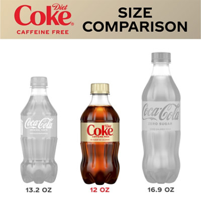 Diet Coke Soda Pop Cola Caffeine Free 8 Count - 12 Fl. Oz. - Image 3