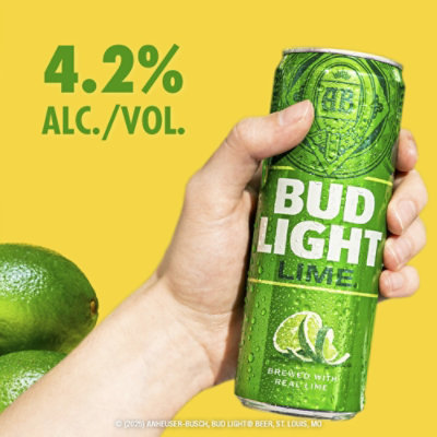 Bud Light Lime American Lager Beer in Bottles - 30 - 12 Fl. Oz. - Image 5