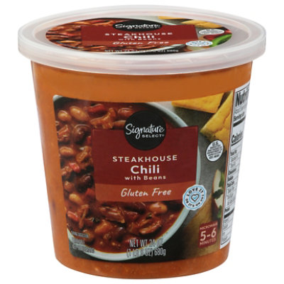 Signature Select Steakhouse Chili With Beans - 24 Oz - Image 1