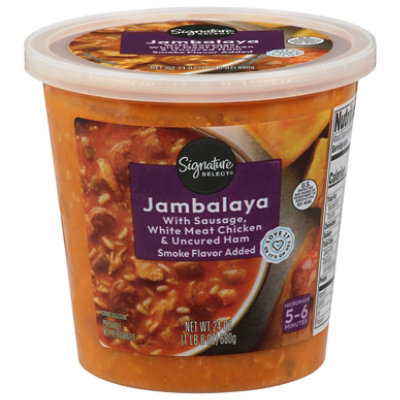 Signature Select/Cafe Spicy Jambalaya with Sausage, White Meat Chicken & Uncured Ham - 24 Oz - Image 3