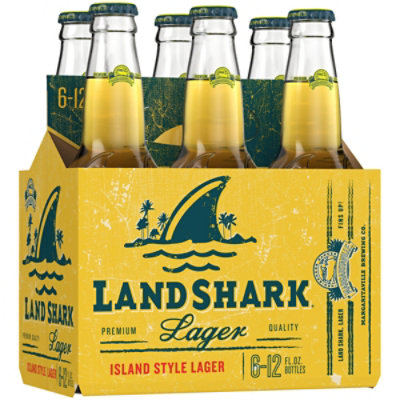 Landshark Island Style Lager Bottles - 6-12 Fl. Oz.