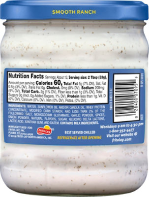 Lays Dip Smooth Ranch - 15 Oz - Image 6