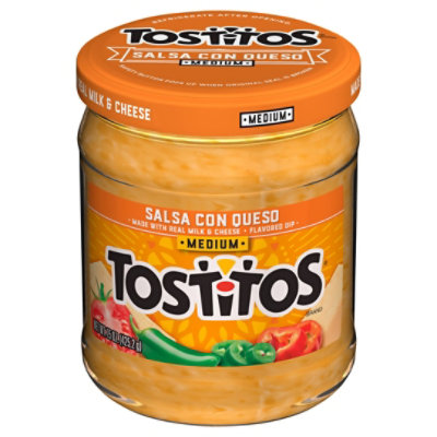 TOSTITOS Salsa Con Queso Medium - 15 Oz - Image 1