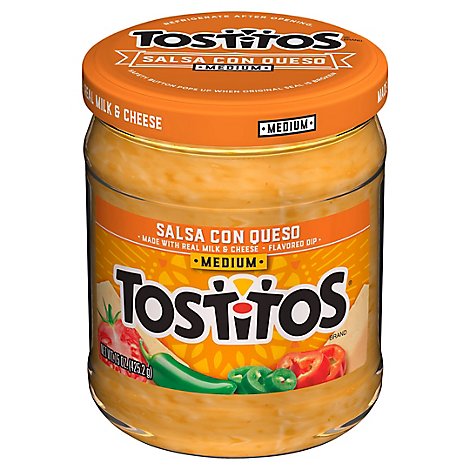 TOSTITOS Salsa Con Queso Medium - 15 Oz