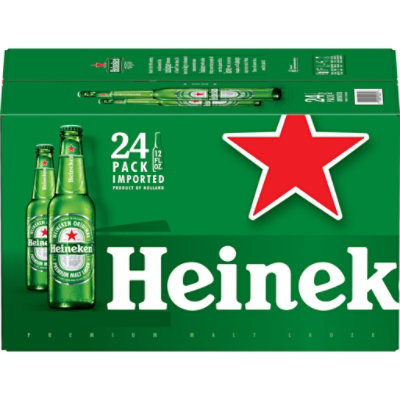 Heineken Beer Premium Lager Bottles - 24-12 Fl. Oz. - Jewel-Osco