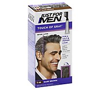 Just For Men Hair Color Touch Of Gray Dark Brown T-45 - Each