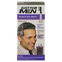 Just For Men Hair Color Touch Of Gray Black T-55 - Each - Image 1