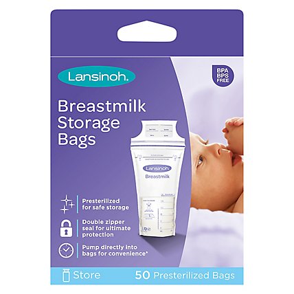 Lansinoh Breastmilk Storage Bags - 50 Count - Image 3