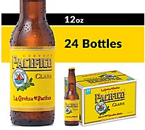 Pacifico Clara Mexican Lager Beer Bottles 4.4% ABV - 24-12 Fl. Oz.