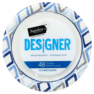 Designer Paper Plate 48CT - Best Yet Brand