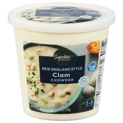 Signature Select/Cafe Clam Chowder Soup - 24 Oz. - Image 3