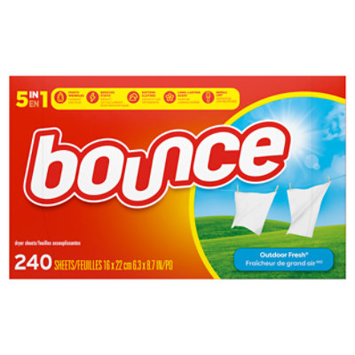 Bounce Outdoor Fresh Fabric Softener Sheets - 240 Count - Image 1