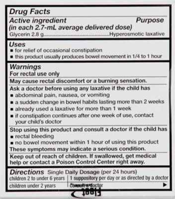 Fleet Pedia-Lax Liguid Glycerin Suppositories - 6 Count - Image 6