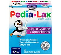 Fleet Pedia-Lax Liguid Glycerin Suppositories - 6 Count