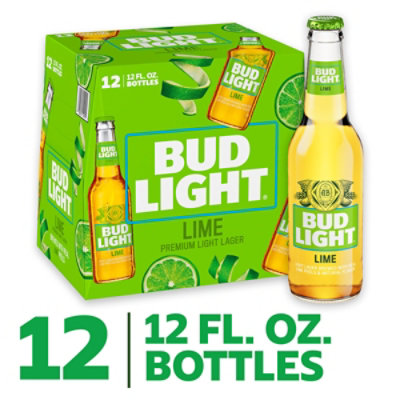 Bud Light Lime Beer Bottles - 12-12 Fl. Oz.