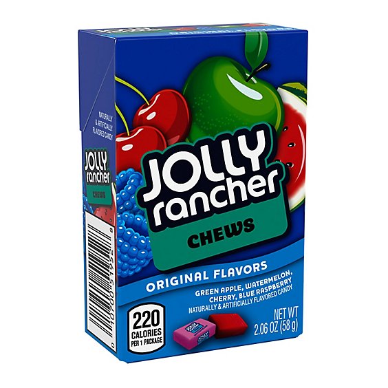 JOLLY RANCHER Chews Candy Original Assorted - 2.06 Oz